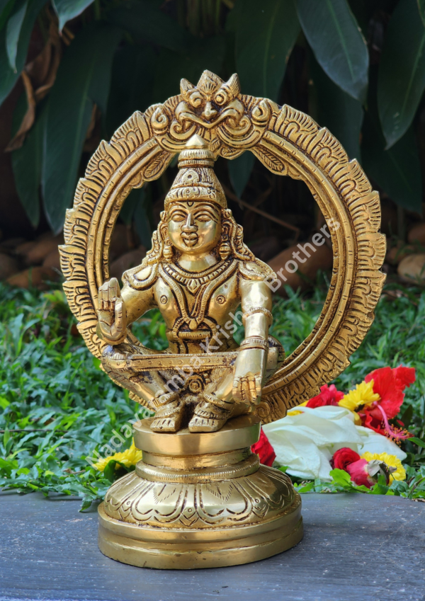 Sabarimala Ayyappa Swamy idol 9.5 inch - Image 4