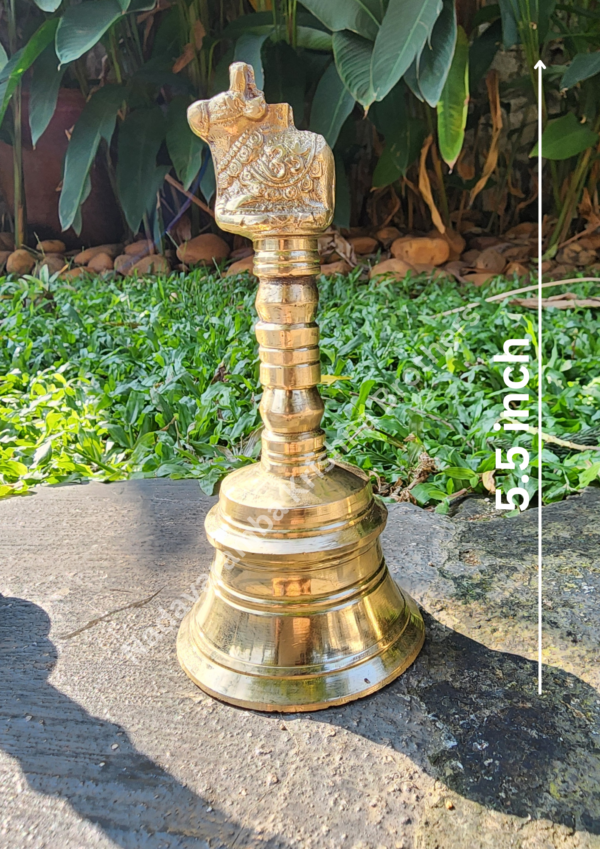 Brass Pooja Bells - Image 4
