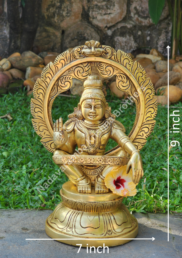 Sabarimala Ayyappa Swamy idol 9 inch - Image 5