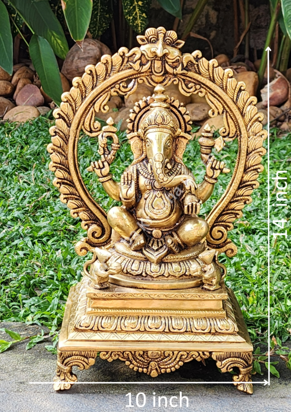 Shree Ganesh Idol - 14inches - Image 5