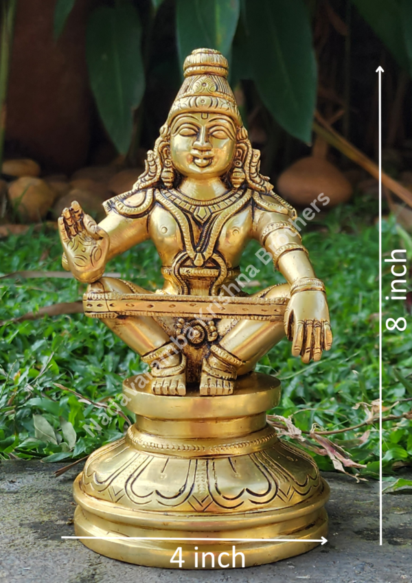 Sabarimala Ayyappa Swamy idol 8 inch - Image 5