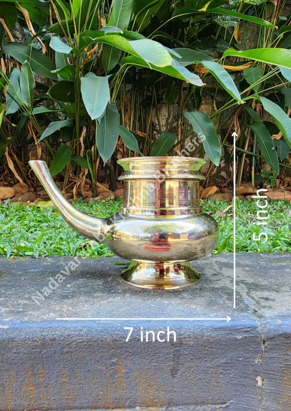 Brass Traditional Pooja Kindi - Image 11