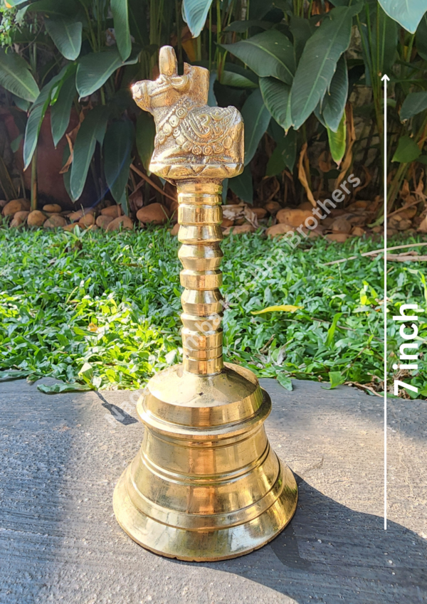 Brass Pooja Bells - Image 2