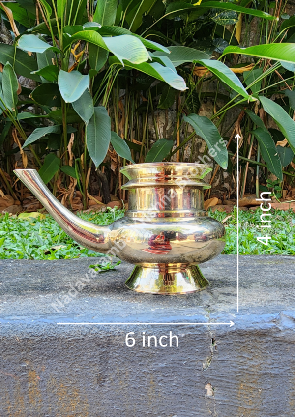 Brass Traditional Pooja Kindi - Image 7