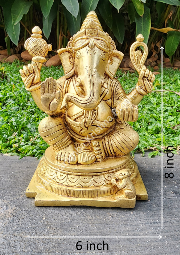 Ganesha Idol 8 inch AAB-G8