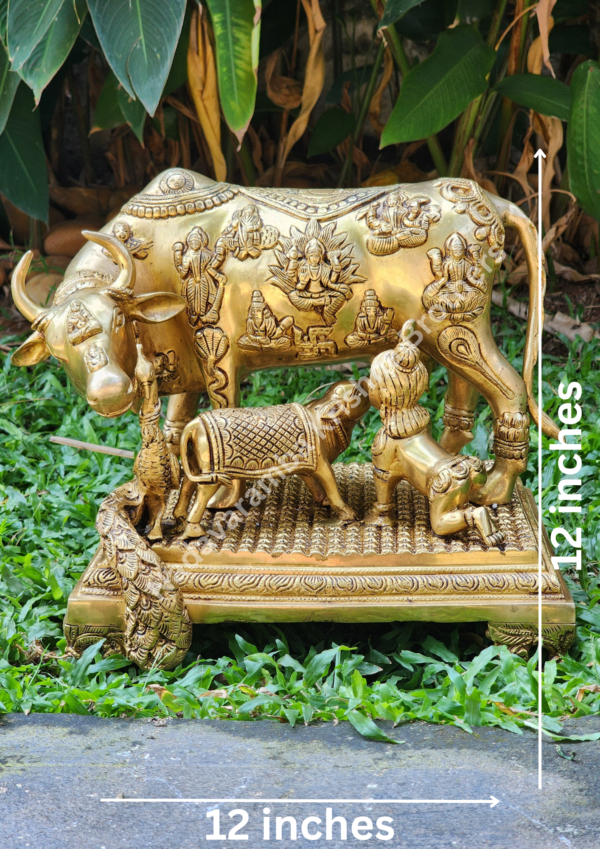 Kamadhenu/ Cow and Calf statue - Image 2