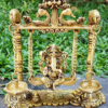 Shree Ganesh on Swing with Lamp - Image 4