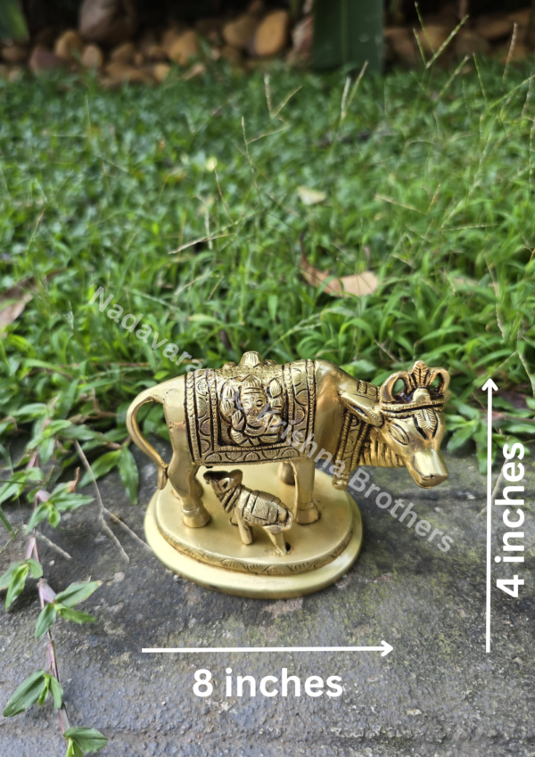 Kamadhenu/ Cow and Calf statue - Image 2