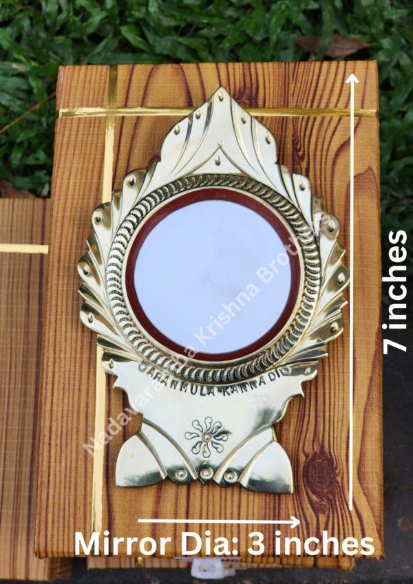 Aranmula Kannadi Mirror with Stand 7 inches