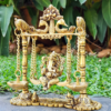 Shree Ganesh on Swing with Lamp - Image 3