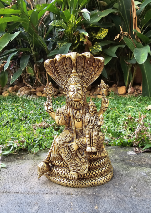Lakshmi Narasimha Brass Idol (PC:NARM-1)