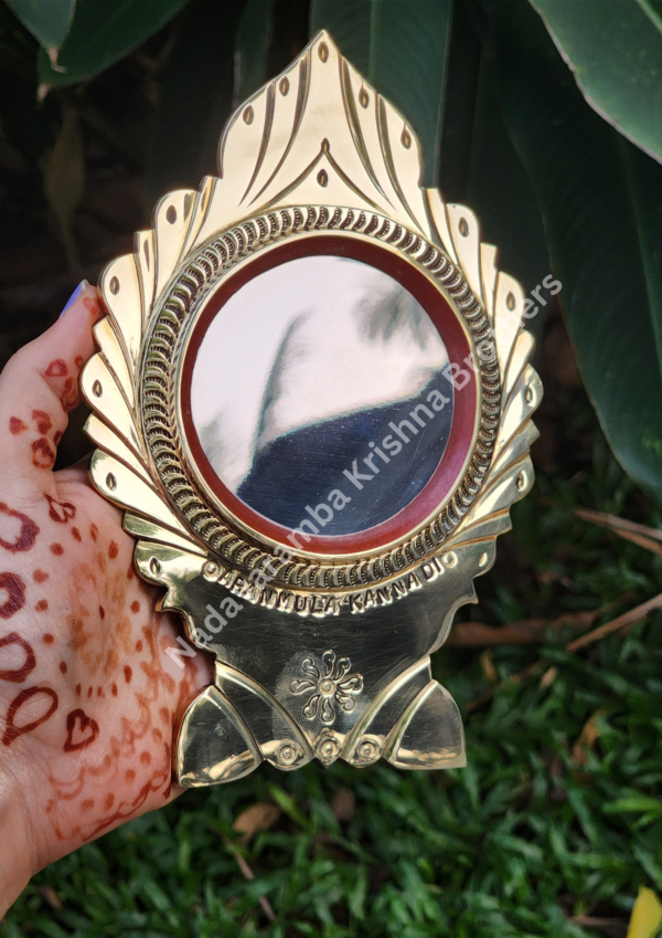 Aranmula Kannadi Mirror with Stand 7 inches - Image 2