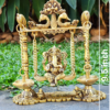 Shree Ganesh on Swing with Lamp - Image 2