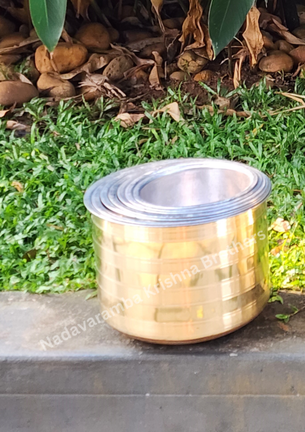 Brass Adukku - Half Wider Adukku, Tin Coated