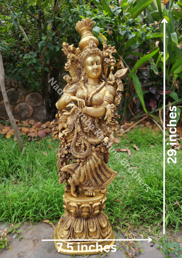 Radha Brass Idol 29 inches BS-AAB-10 - Image 3