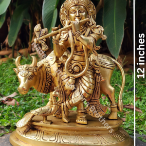 Lord Krishna with Cow 12 inches
