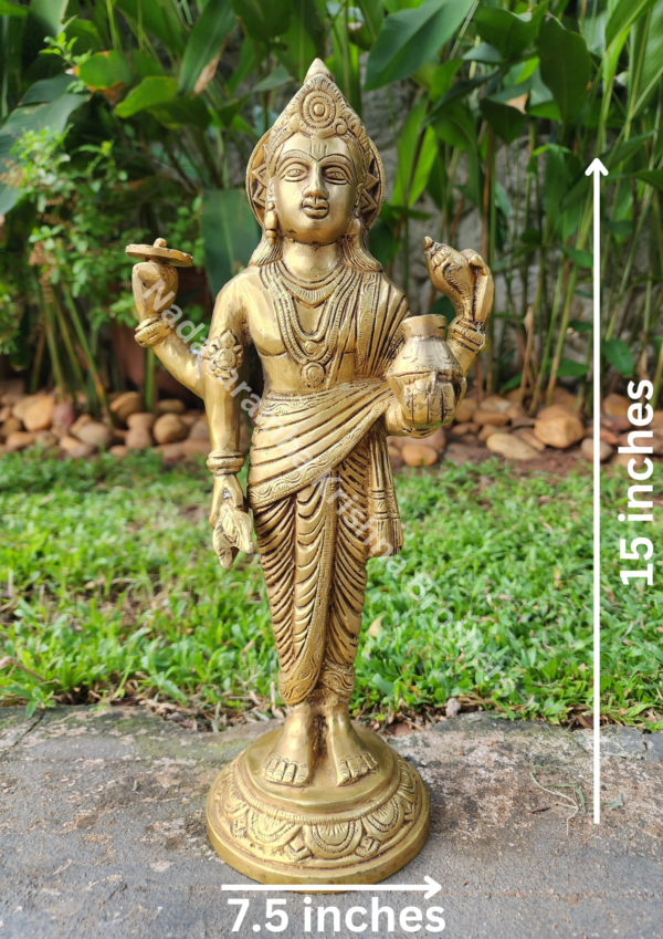 Lord Dhanvantari 15 inch - Image 4