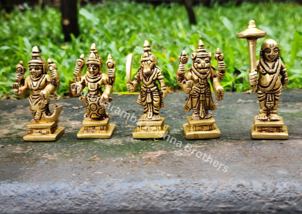 Dasavatharam Brass Idol Set 2.5 inches - Image 3