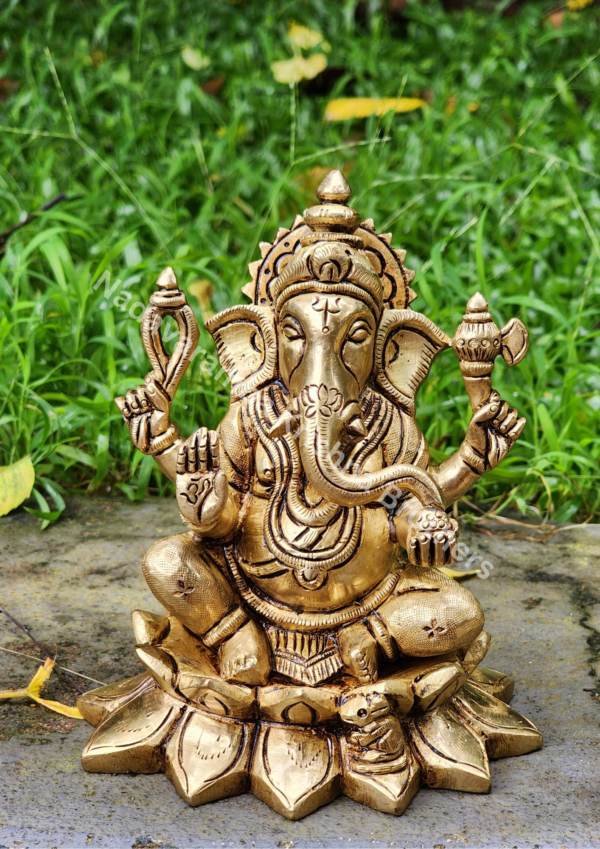 Lord Ganesha Idol – 5.5 inches (SC-3726)