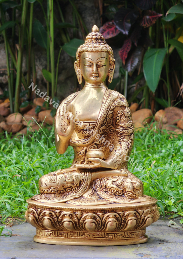 Buddha Brass 11 inch Idol SC-2799