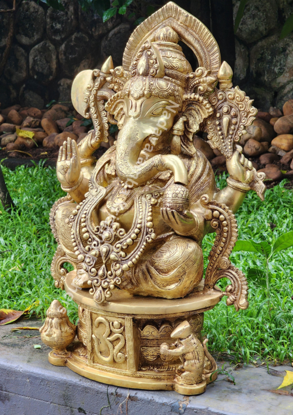Lord Ganesha Idol 24 inches SGE-BKG-24 - Image 4