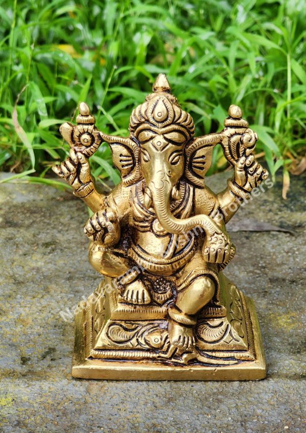 3 inch Lord Ganesha Idol SC-3395 - Image 5