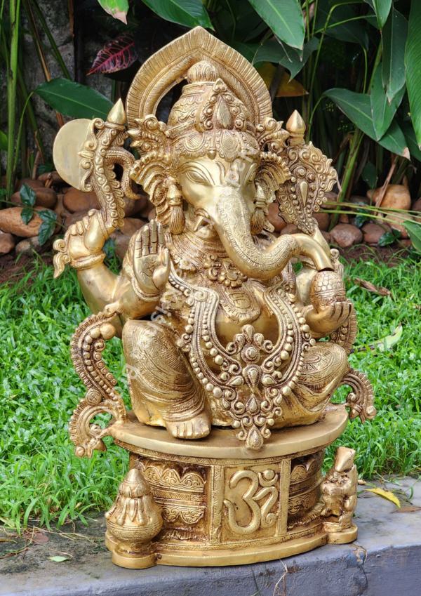 Lord Ganesha Idol 24 inches SGE-BKG-24 - Image 2