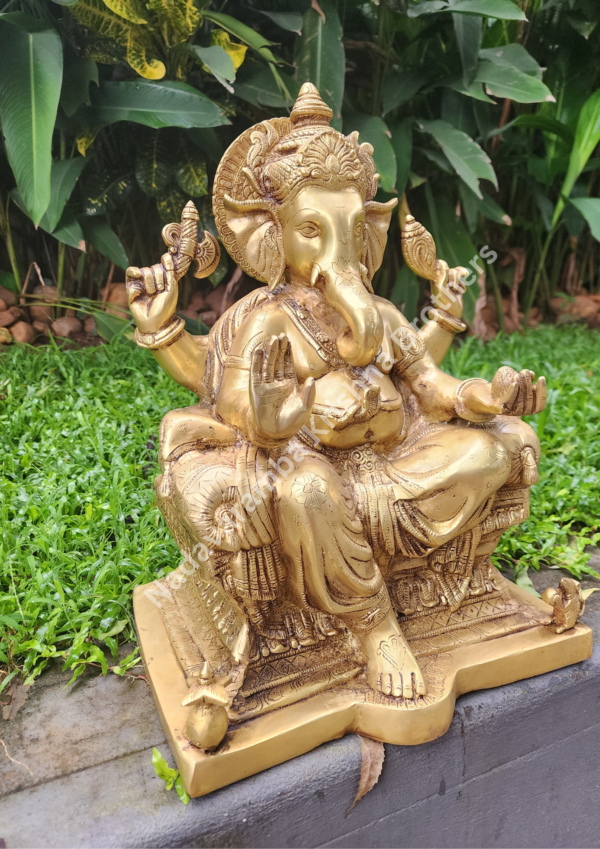 Lord Ganesha Idol – 18 inches SGE-BKG-20 - Image 3