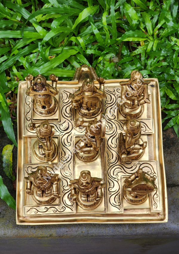 Navagraha Idol Set with Base SC-3340 - Image 5
