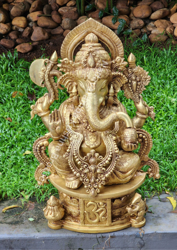 Lord Ganesha Idol 24 inches SGE-BKG-24 - Image 3