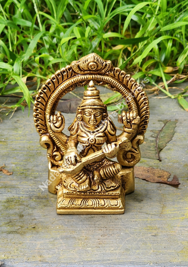 Goodess Saraswathi 3.5 inch SC-2853-S - Image 2