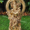 Shree Krishna Idol with Frame/Arch 32 inch - Image 7