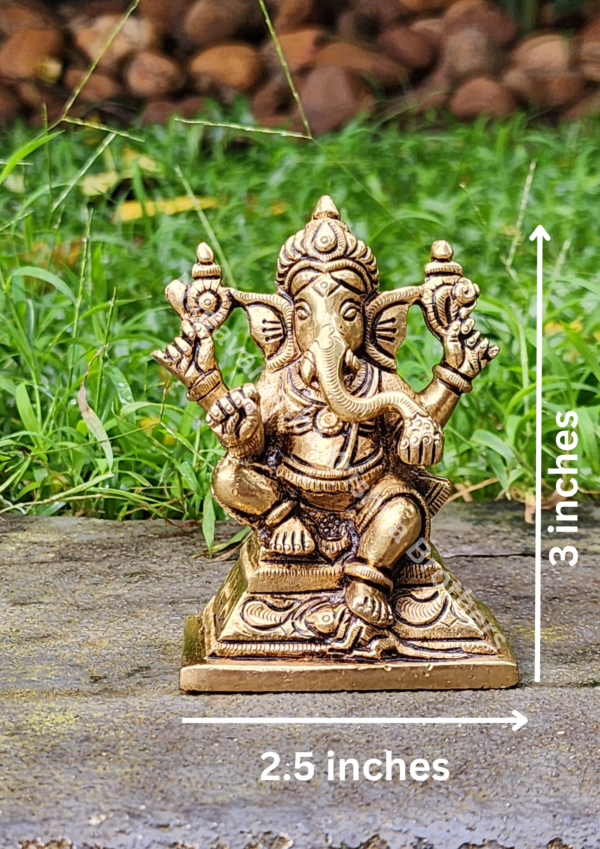 3 inch Lord Ganesha Idol SC-3395 - Image 2
