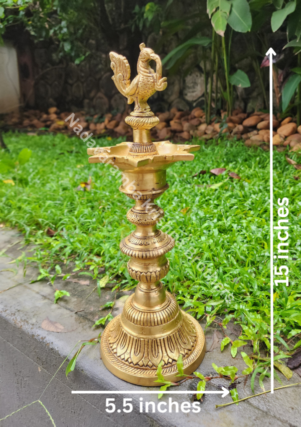 15 inch Anna Vilakku/Lamp SC-3738 - Image 2