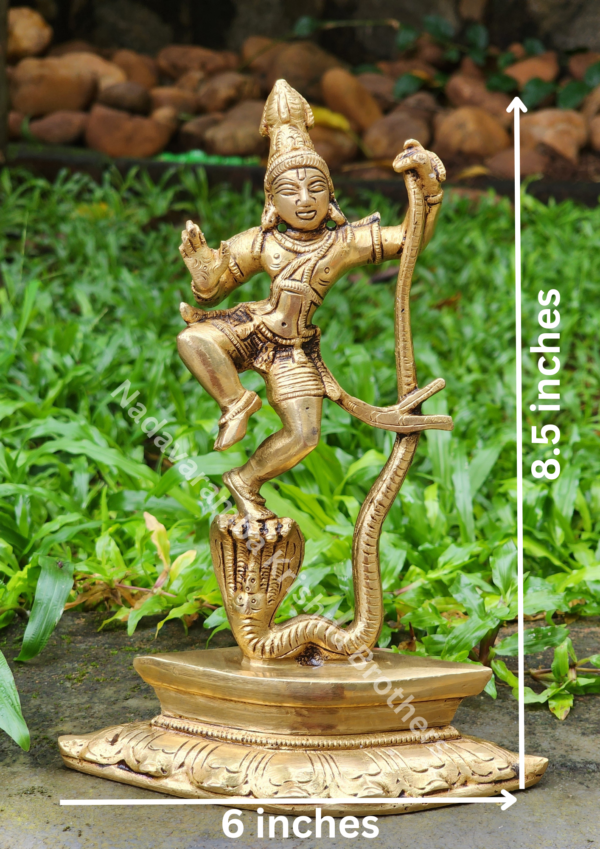 Kalinga Narthana Krishna idol (SC-2024) - Image 2