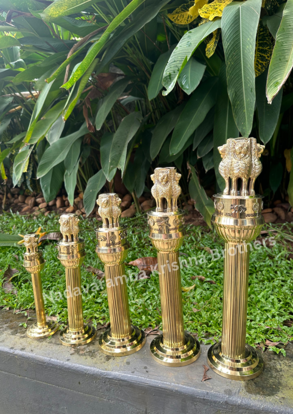 Brass Ashoka Stamb - Image 2