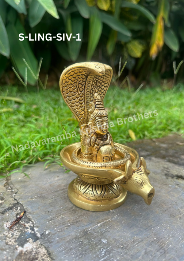 Shivaling with Shiva and Nag (S-LING-SIV-1) - Image 5
