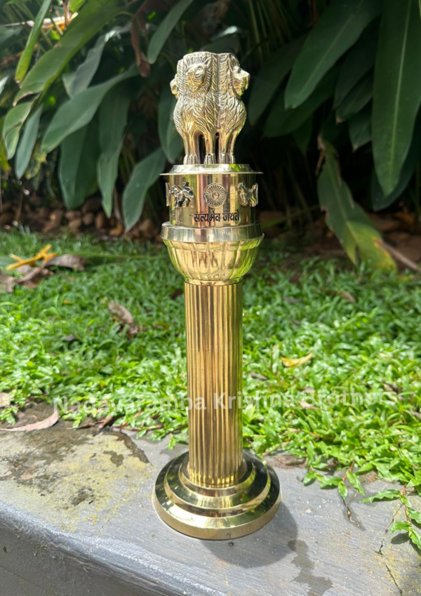 Brass Ashoka Stamb - Image 4