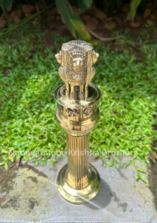 Brass Ashoka Stamb - Image 5