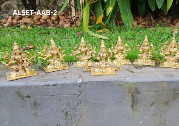 Ashtalakshmi Set - 5 inch (ALSET-AAB-2) - Image 2