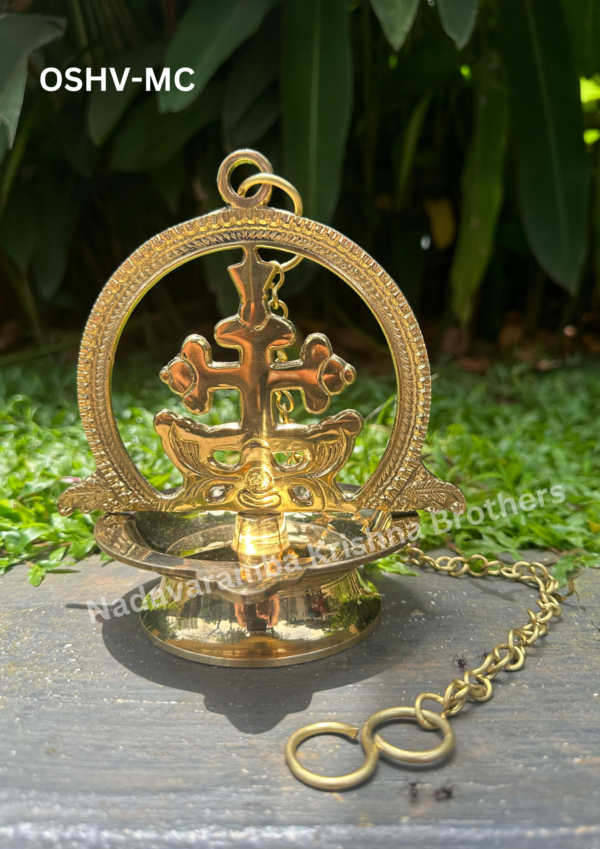 One-Side Marthoma Cross Hanging Vilakku (OSHV-MC)