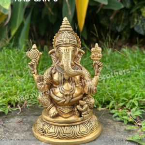 Shree Ganesh idol 8 inch height (AAB-GAN-8)