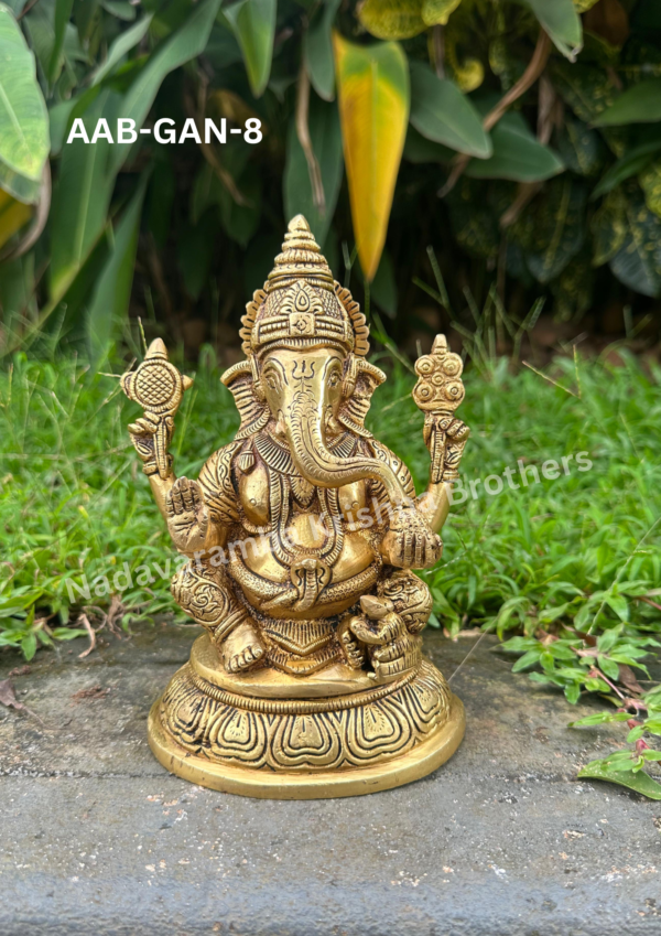 Shree Ganesh idol 8 inch height (AAB-GAN-8)