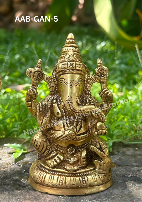Ganapathi Idol 5 inch (AAB-GAN-5) - Image 2