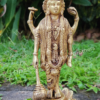 Standing Mahavishnu with Gadha 8.5 inch (MV-AAB-1) - Image 3