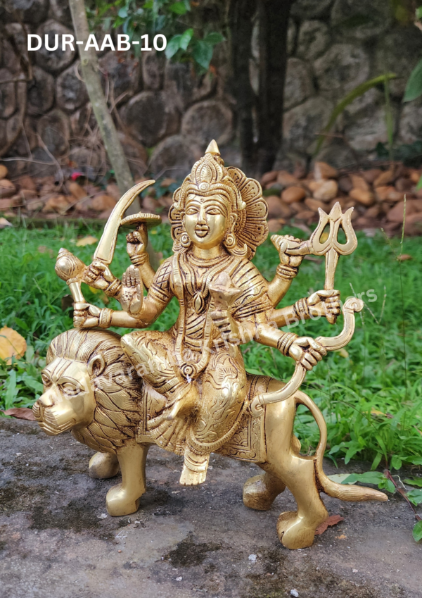 Durga Idol 10 inch (DUR-AAB-10) - Image 3
