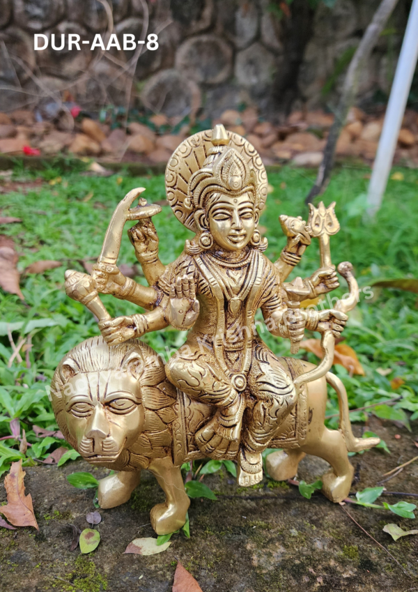Durga Idol 8 inch (DUR-AAB-8) - Image 4