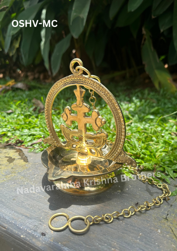One-Side Marthoma Cross Hanging Vilakku (OSHV-MC) - Image 4