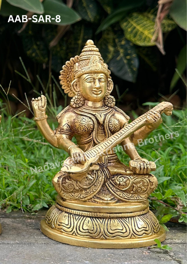 Goddess Saraswathi 8 inch (AAB-SAR-8)