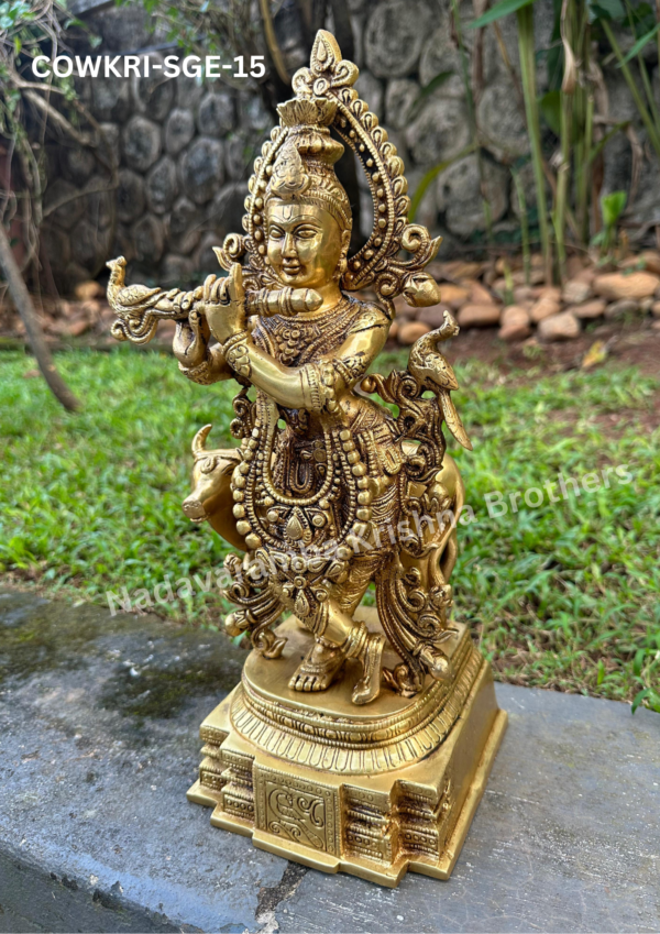 Lord Krishna 15 inch (COWKRI-SGE-15) - Image 3